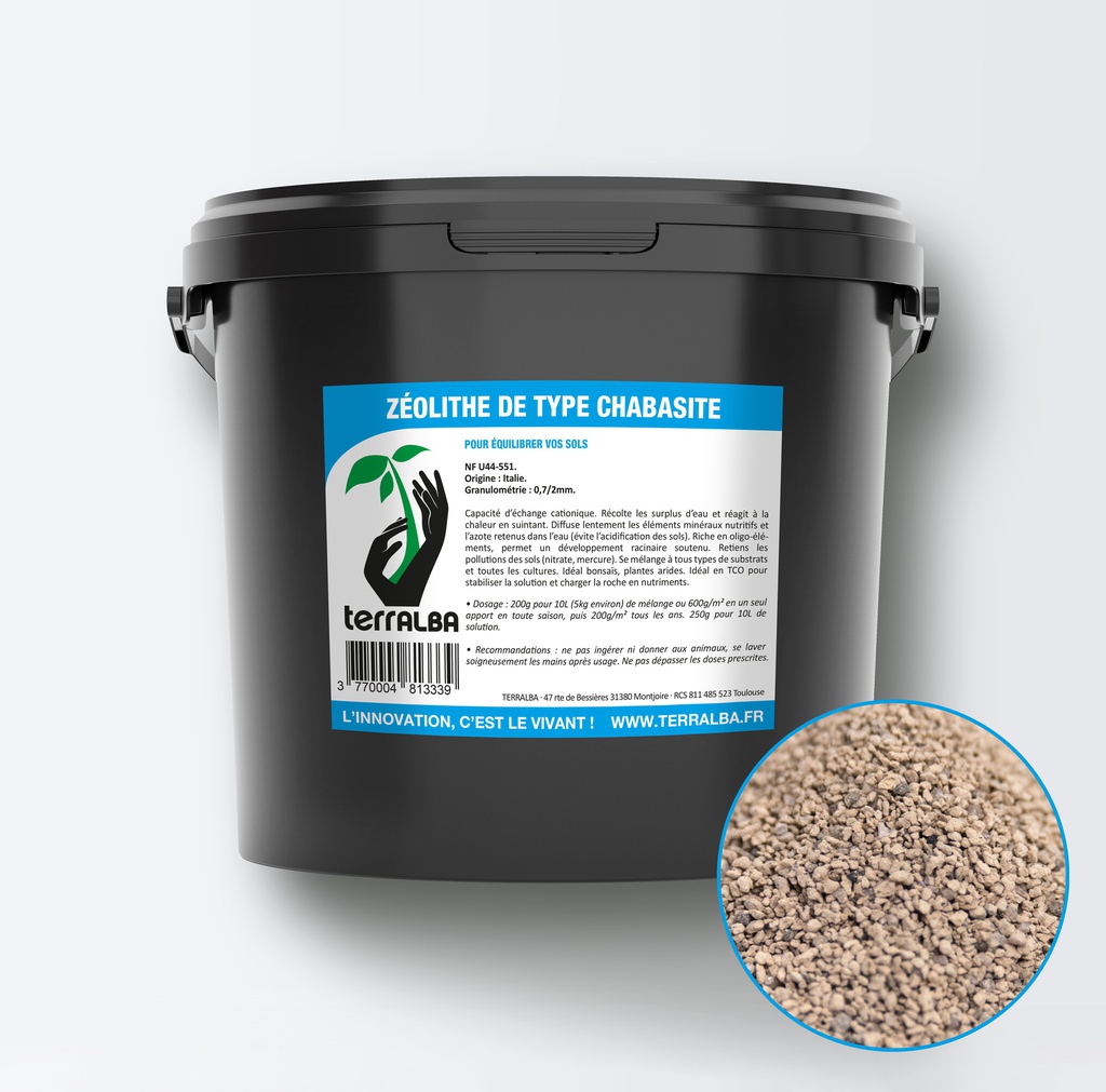 Zeolith Chabasit 0.7-2mm: Natürliche Kontrolle der Bodenverschmutzung und Wasserrückhaltung